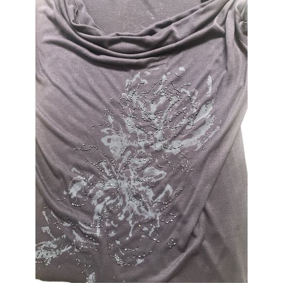 More & More drape neck knit top sparkly sz 40 / medium - Picture 3 of 5